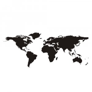 AROUND THE WORLD WALL VINYL DECALS ART GRAPHICS STICKERS