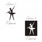 Personalized Sophia Antonia Ballerina Wall Vinyl Decals Art Graphics Stickers