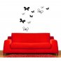 Mixed Butterflies Wall Vinyl Decals Art Graphics Stickers