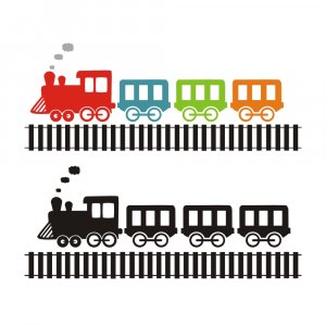 Chu Chu Train Wall Vinyl Decals Art Graphics Stickers