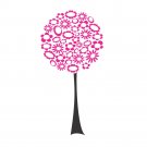 Flower Tree Wall Vinyl Decals Art Graphics Stickers