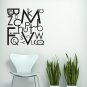 Soup of Letters Wall Vinyl Decals Art Graphics Stickers