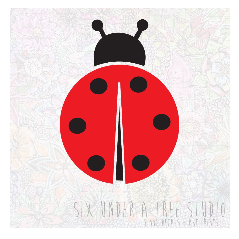Ladybugs Wall Vinyl Decals Art Graphics Stickers