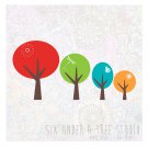 Four Trees Wall Vinyl Decals Art Graphics Stickers