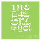 MORE NUMBERS WALL VINYL DECALS ART GRAPHICS STICKERS