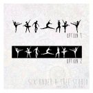 BALLERINAS WALL VINYL DECALS ART GRAPHICS STICKERS
