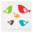 Little Birds Vol 5 Wall Vinyl Decals Art Graphics Stickers