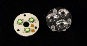 3x CREE XP G R5 on 20mm MCPCB Plus 20mm Carclo&Acirc;&reg; Optics