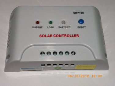 MPPT 30 Amp Solar Power Charge Controller 12V/24V