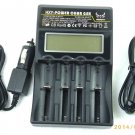 Universal Smart Charger LCD Display for 18650, CR123, 26650, AA & AAA Batteries