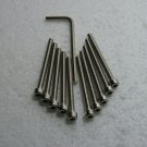 M4 x 45mm Socket Cap Screws Fully Threaded 10Pcs Free Allen key