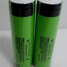 2x Panasonic NCR18650B 3400mA Li-ion Rechargeable Protected Button Top Batteries