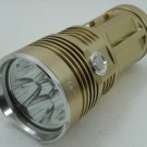 6x CREE XM-L2 U2 SKYRAY KING GOLDEN 4Modes