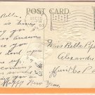 Flag Cancellation on Post Card - TYRONE,PA  1907