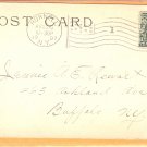 Flag Cancellation on Post Card - HORNELL, NY  1907