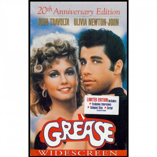 Grease 20th Anniversary Edition (Widescreen - VHS)