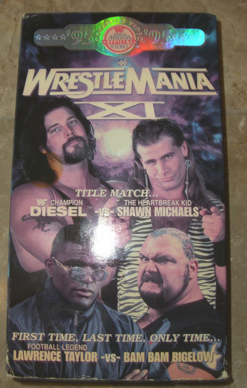 WWE Wrestlemania XI Vhs Video With Cover