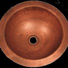Round Bowl Undermount Anique Finish Copper Sink