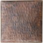 Hammered 4" x 4" Copper Tile Piece