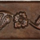 Vineyard 6" x 2" Copper Tile Piece