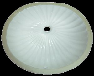 The Seashell Undermount Porcelain Bath Sink