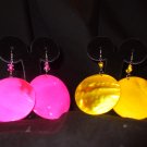 colorful shell earrings