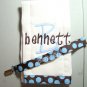Personalized Burp Cloth and matching pacifier holder for that special baby in your life