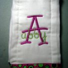 Personalized Burp Cloth for that special baby GIRL in your life