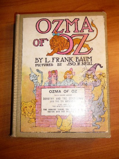 Ozma of Oz, 1923 edition with color illustrations