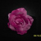 Black Crocheted Headband with Flower