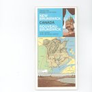 New Brunswick Canada Highway Map 1970 - 71 First Edition