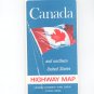 Vintage Canada & Northern United States Highway Map