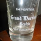 Grand Macnish Scotch Advertising 2 1/2 Ounce Shot Glass