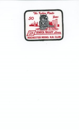 Seneca Valley Lines 50 Years Rochester Model RR Club Patch Nice Piece