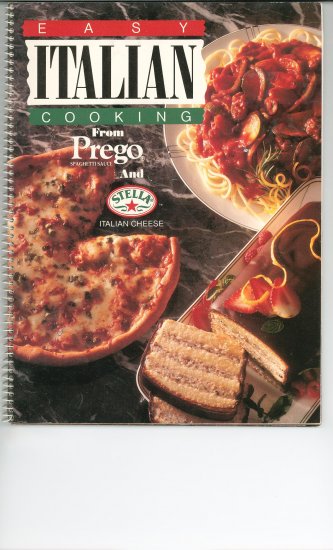 Easy Italian Cooking Cookbook From Prego