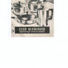 Vintage How To Cook The Easier Way Club Aluminum Cookware