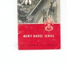 Vintage Boy Scout Painting Merit Badge Series Book BSA