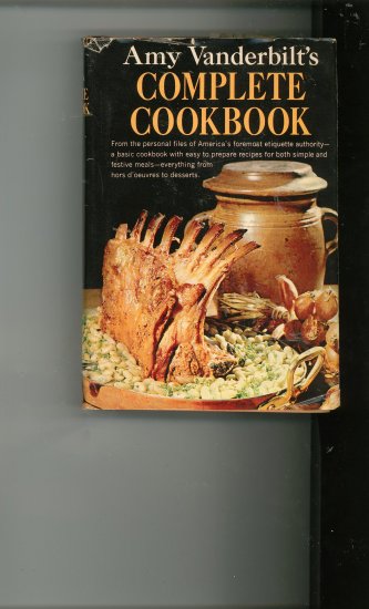 Amy Vanderbilt's Complete Cookbook Vintage Item VERY NICE