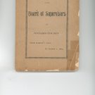 Proceedings Of The Board Of Supervisors Of Ontario County New York Vintage Item