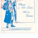Digest Of 1959 Laws Affecting Towns Association of Towns New York State Vintage Item