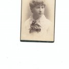 Vintage Photograph Young Woman Mounted On Card Stock Rochester NY