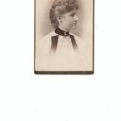 Vintage Photograph Young Woman Mounted On Card Stock Rochester NY