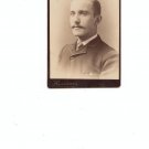 Vintage Photograph Young Man With Mustache On Card Stock Rochester NY