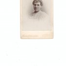Vintage Photograph Young Lady  On Card Stock Rochester NY