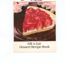 Ready Crust Fill 'n Eat Dessert Recipe Book Cookbook Keebler