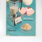 Osterizer Spin Cookery Blender Cook Book Cookbook Vintage Item