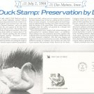 Preserving Wetlands & National Archives First Day Cover Stamp Lot Of 2 by Readers Digest