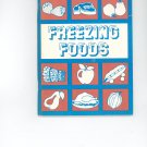 Freezing Foods Cookbook Guide by Rochester Gas & Electric Company Regional NY