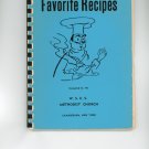 Canaseragas Favorite Recipes Cookbook Regional Church New York Vintage