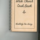 White Church Cook Book Cookbook Vintage Regional Church New Jersey